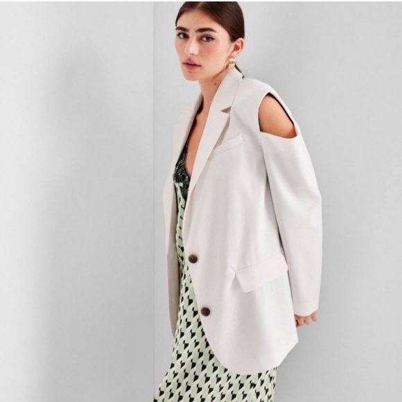 Oversized blazer with cutouts nwt 4x Kahlana Barfield Brown x Target - Picture 6 of 15